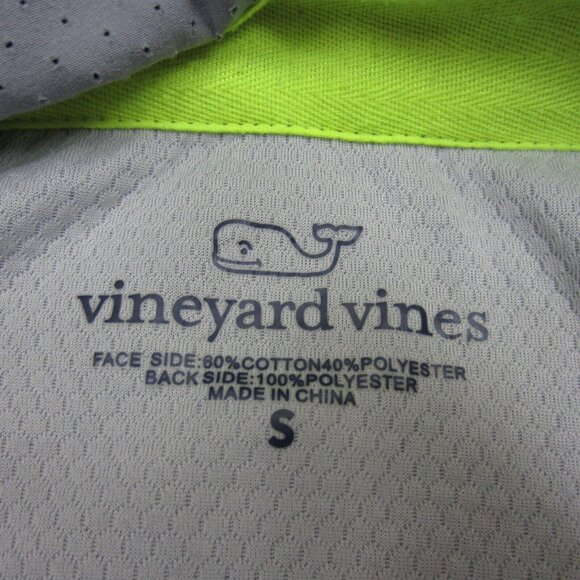 Vineyard Vines Hoodie Mens Small Blue Full Zip Removable Hood Jacket - Picture 6 of 10